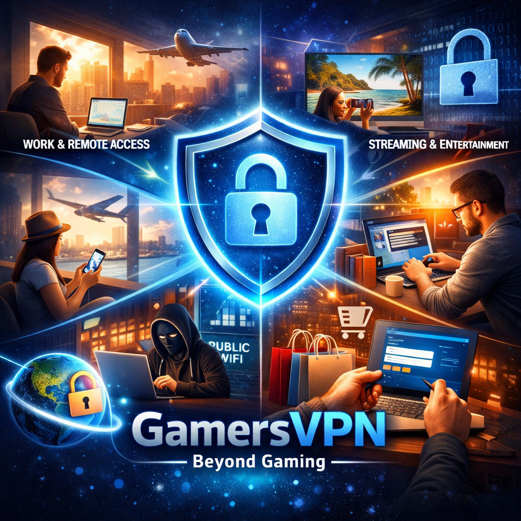 GamersVPN isn’t just for gamers — privacy, streaming and travel